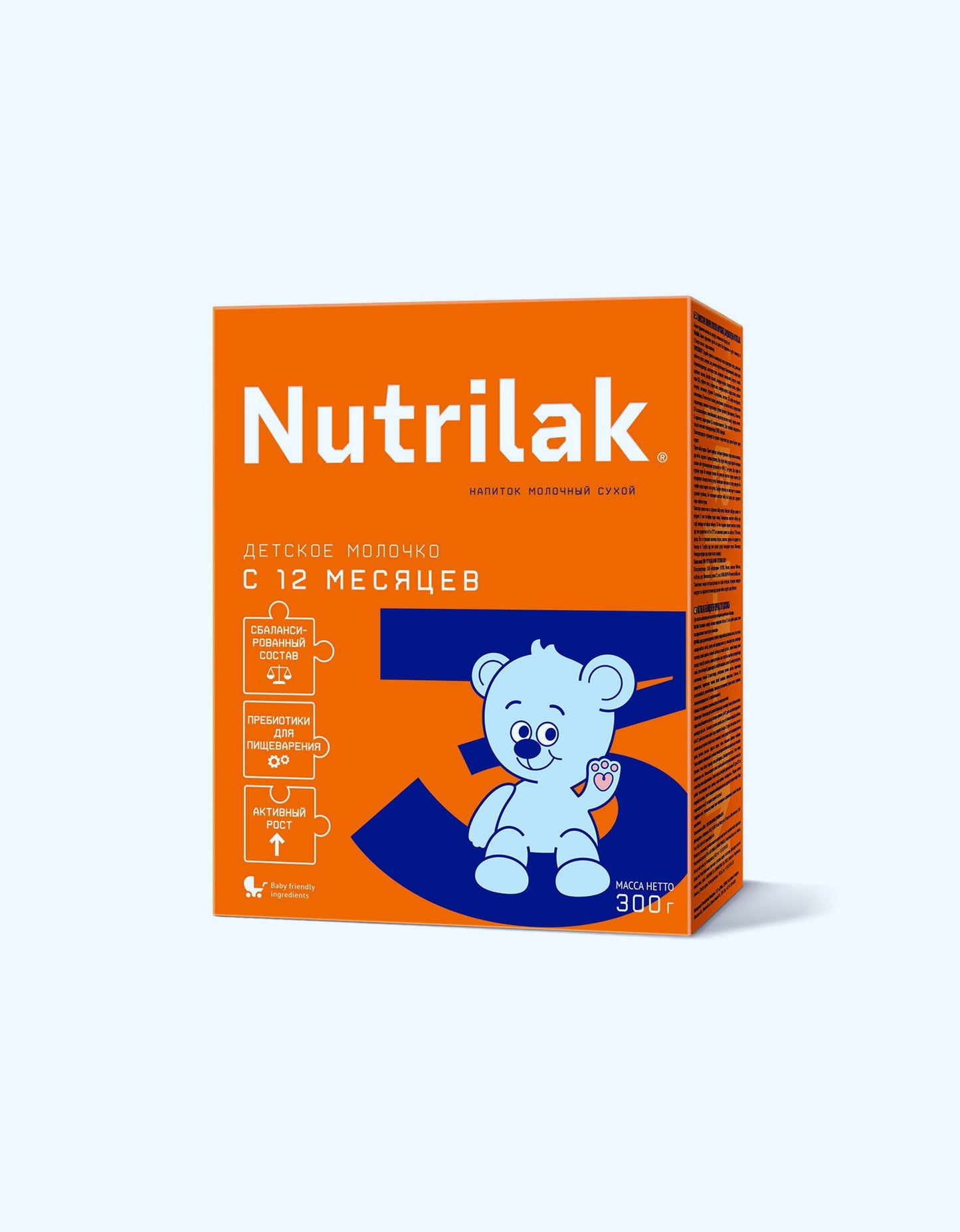 Nutrilak 3 12 oylik kukunli sut formulasi, 300/600 g