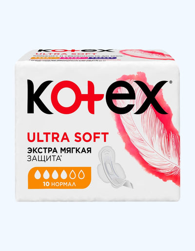 Kotex Ultra Soft Normal Прокладки, 10 шт