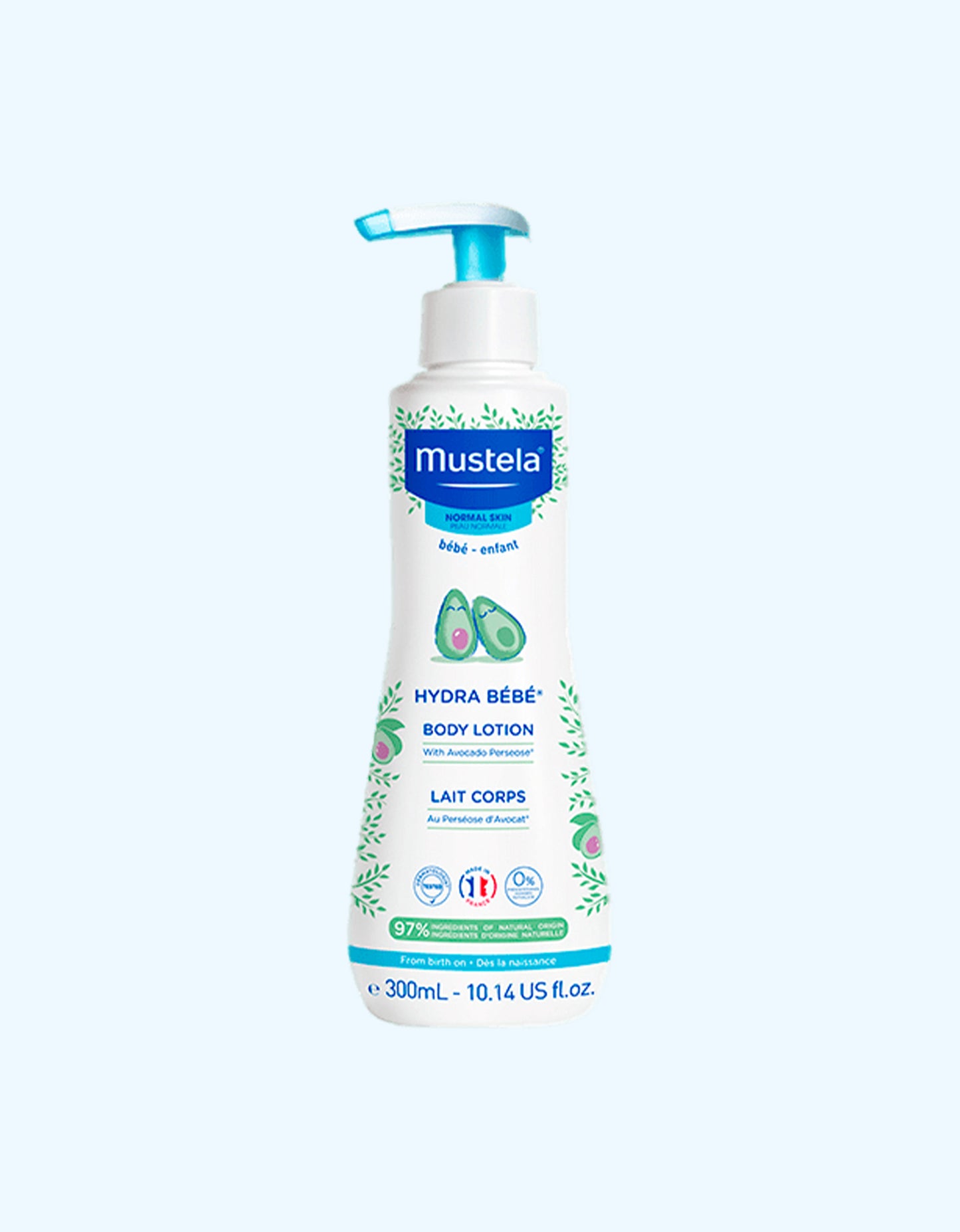 Mustela Hydra Bebe лосьон для тела, 300 мл