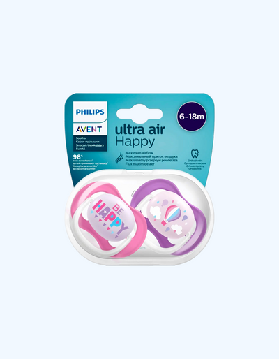 Avent Ultra Air seriyali emziklar, 6-18 oy.