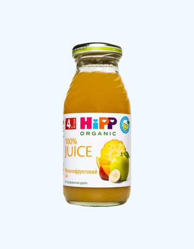 HiPP Натуральный сок, мультифрукт, 4+ мес., 200 мл