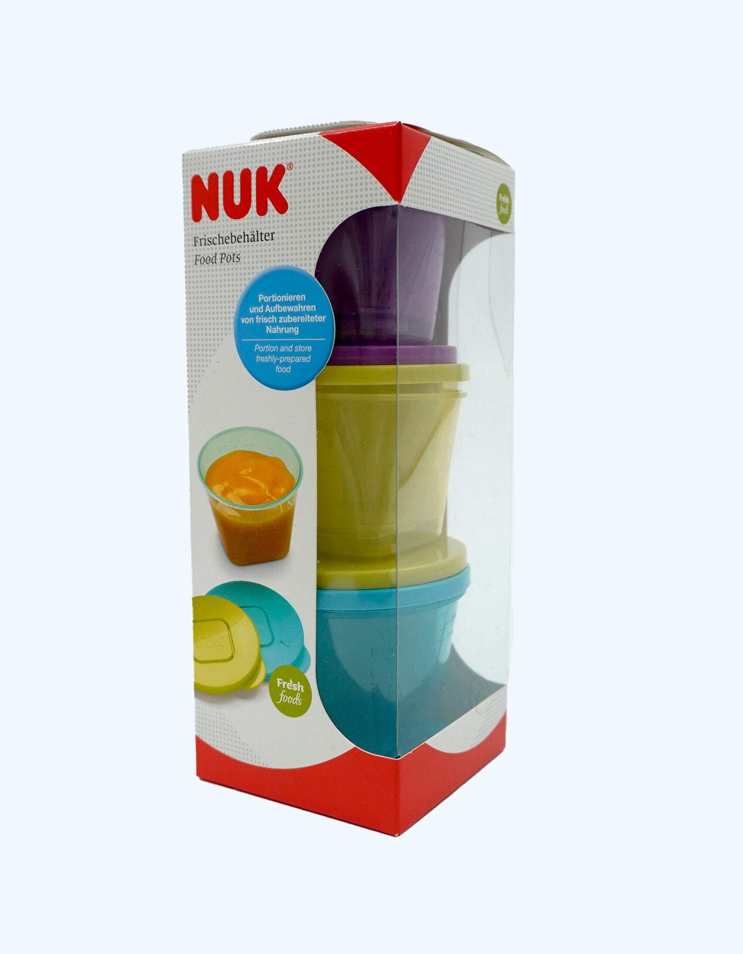 Nuk Набор контейнеров для хранения пищи, 4+ мес., 6шт