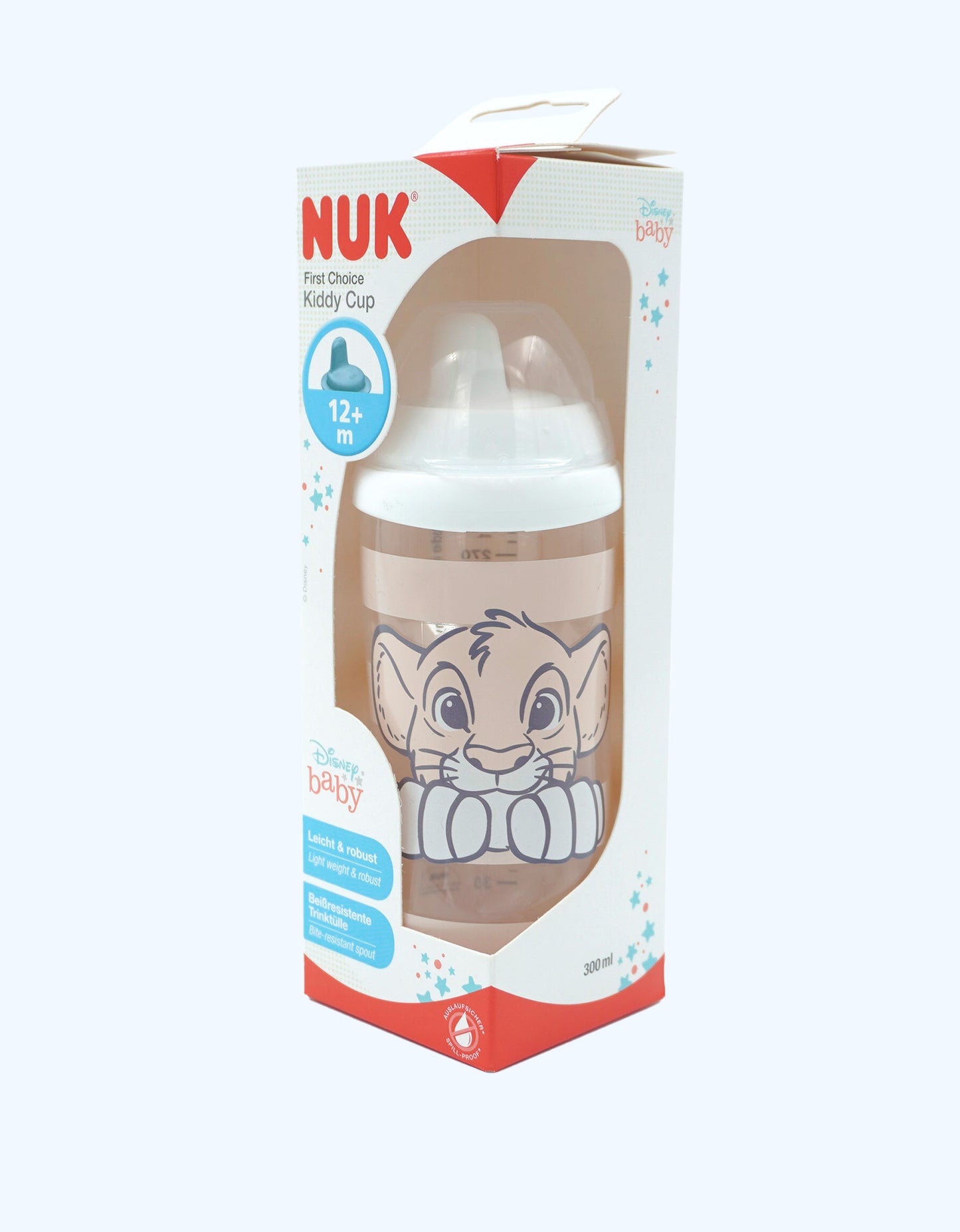 Nuk Поильник Kiddy Lion King, 12+ мес., 300 мл