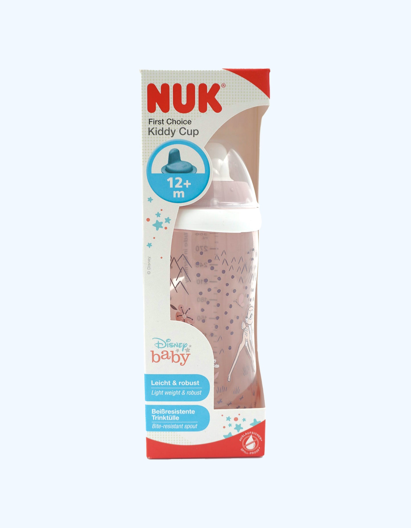 Nuk Kiddy Bambi Sippy Cup, 12+ oy, 300 ml