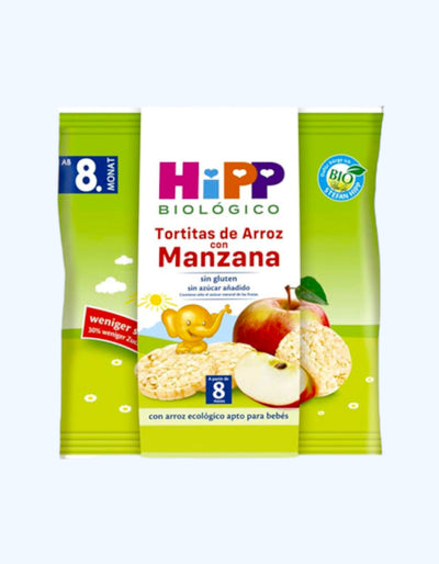 HiPP Snack Рисовые хлебцы, яблоко, 30 г