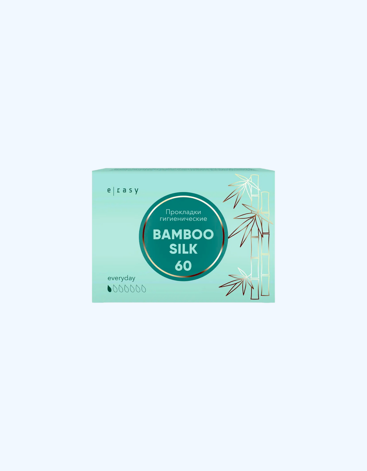 E-RASY Прокладки BAMBOO SILK everyday, 60 шт