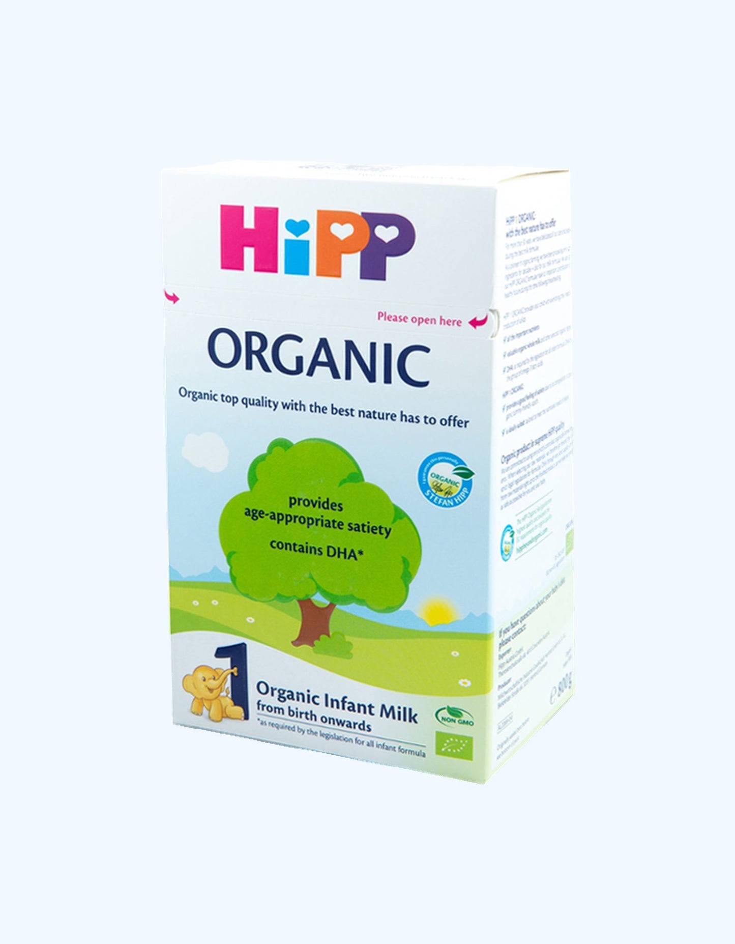 HiPP 1 Organic Сухая смесь, молочная, 0+ мес., 300/800 г