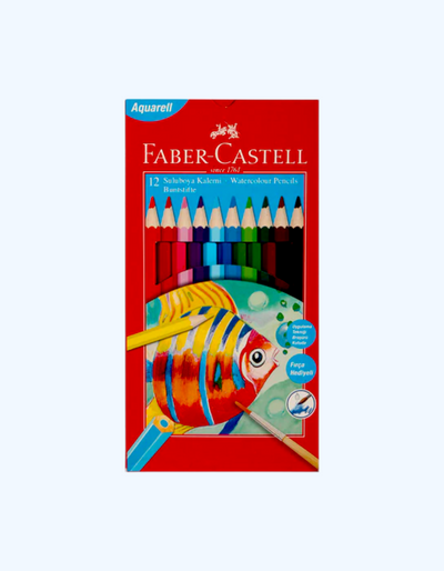 Faber Castell Карандаши цветные, акварельные, 12 цветов