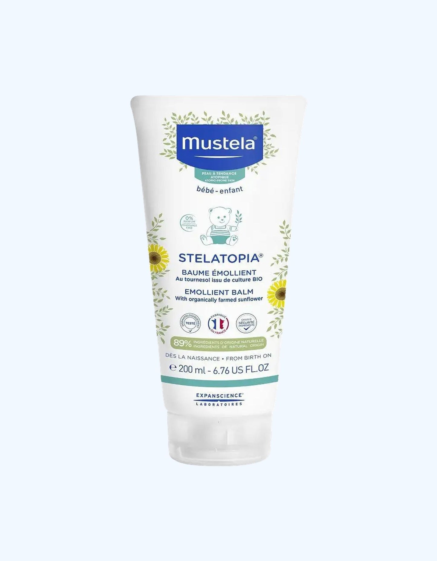 Mustela Stelatopia эмолиентный бальзам, 200 мл