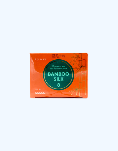 E-RASY Прокладки BAMBOO SILK super, 8 шт