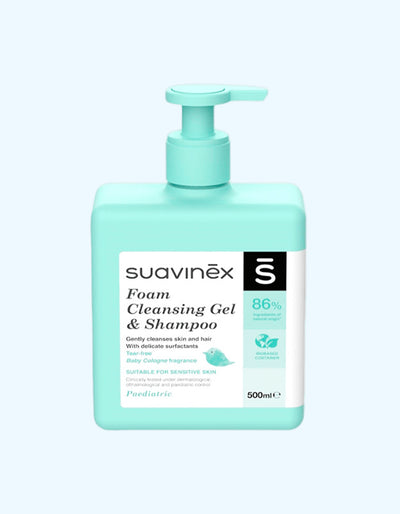 Bolalar uchun Suavinex Gel-Shampun, 500 ml