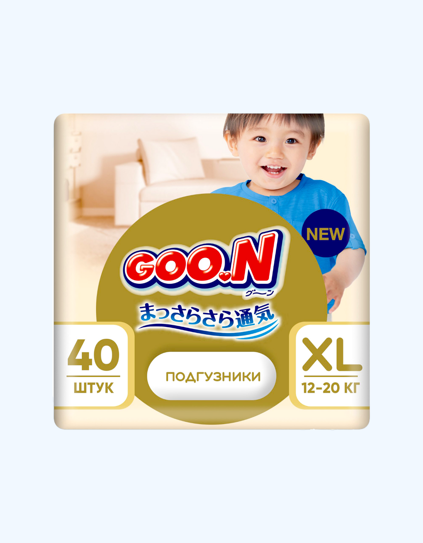 GOON Подгузники Premium Soft, XL, 12-20 кг, 40 шт