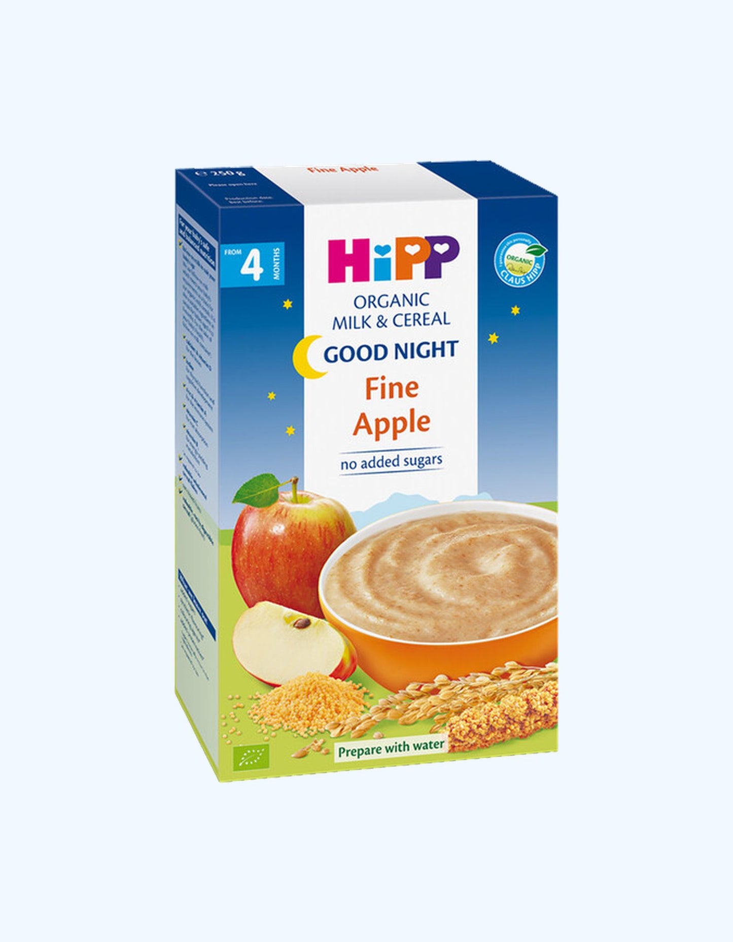 HiPP Good Night Каша, молочная, яблоко, 4+ мес., 250 г