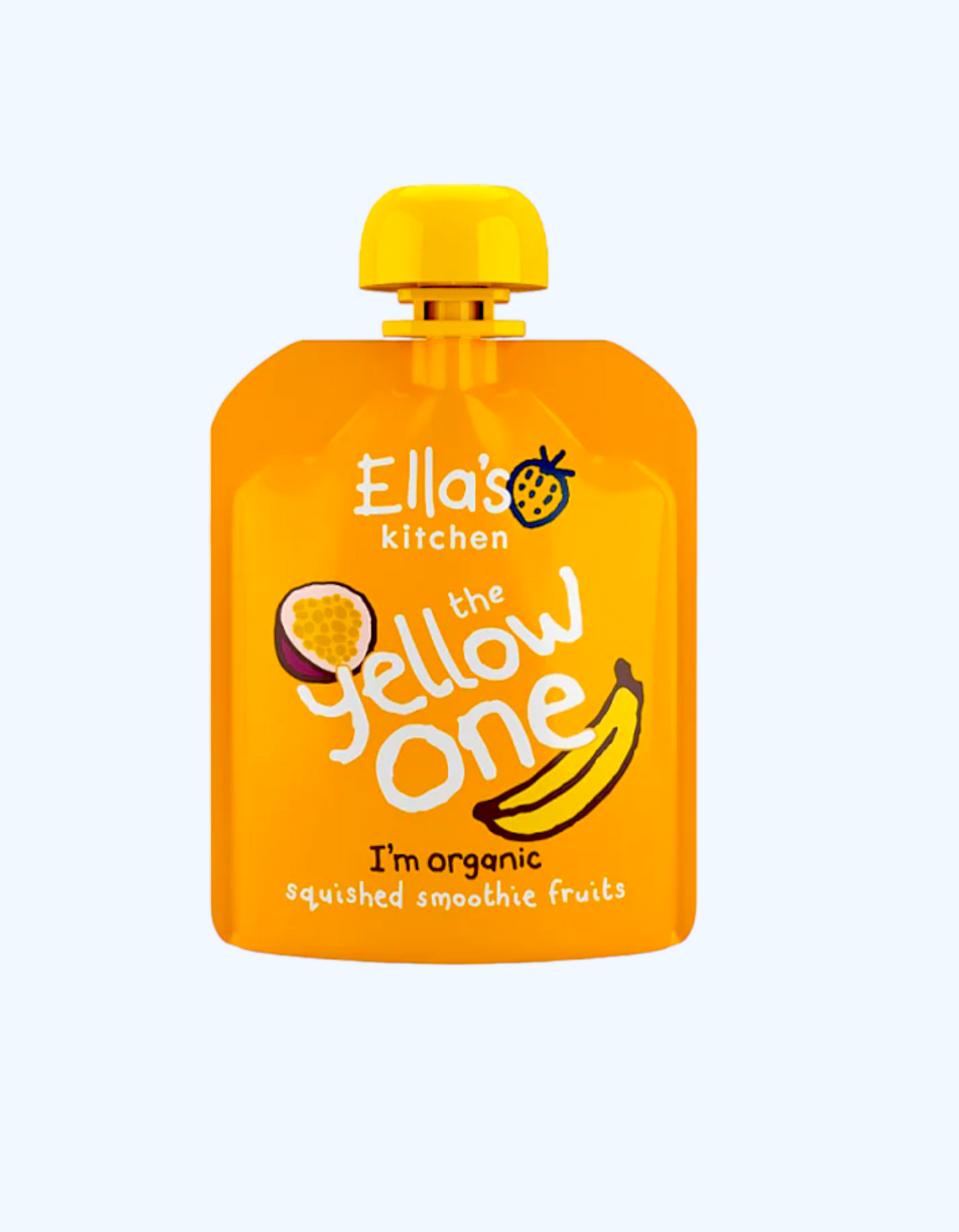 Ellaning oshxonasi YellowOne pyuresi, banan, mango, o'rik, olma 90 g.