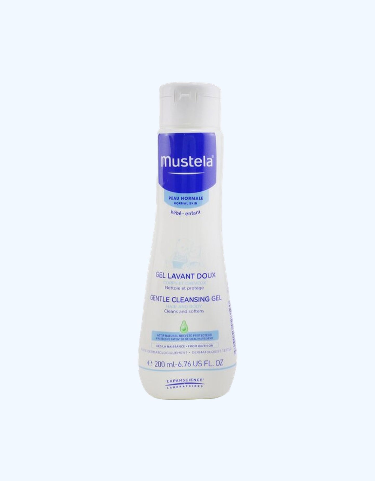 Mustela Гель для волос и тела, очищающий, 200 мл