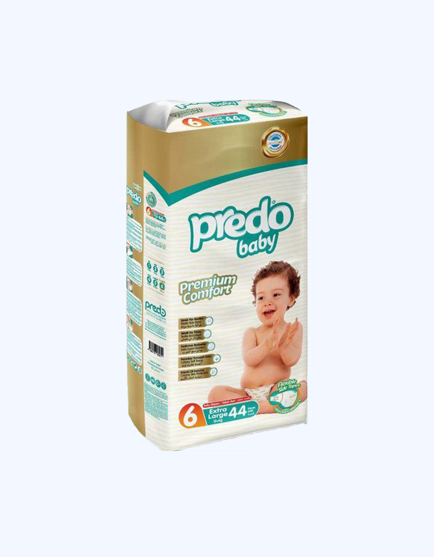 Predo Подгузники XL 6, 15+ кг, 44 шт