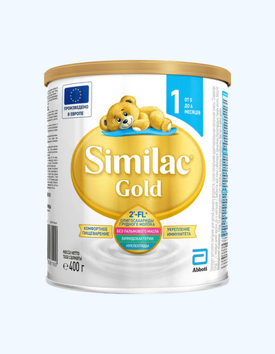 Similac Gold 1 Сухая молочная смесь, 0-6 мес., 400/800 г