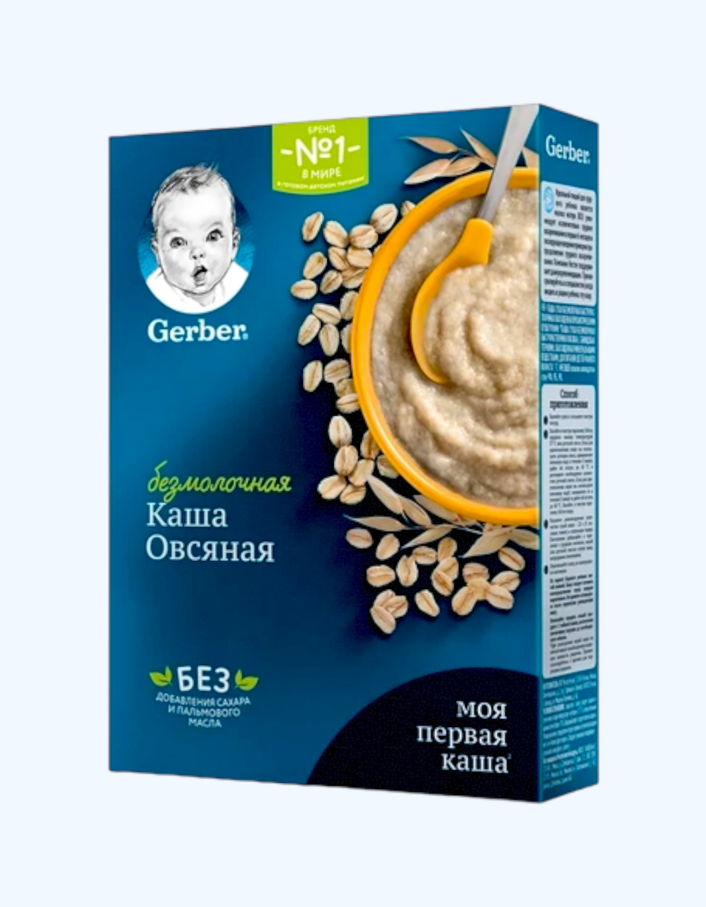 Gerber Sutsiz bo'tqa, jo'xori uni, 5+ oy, 180 gr