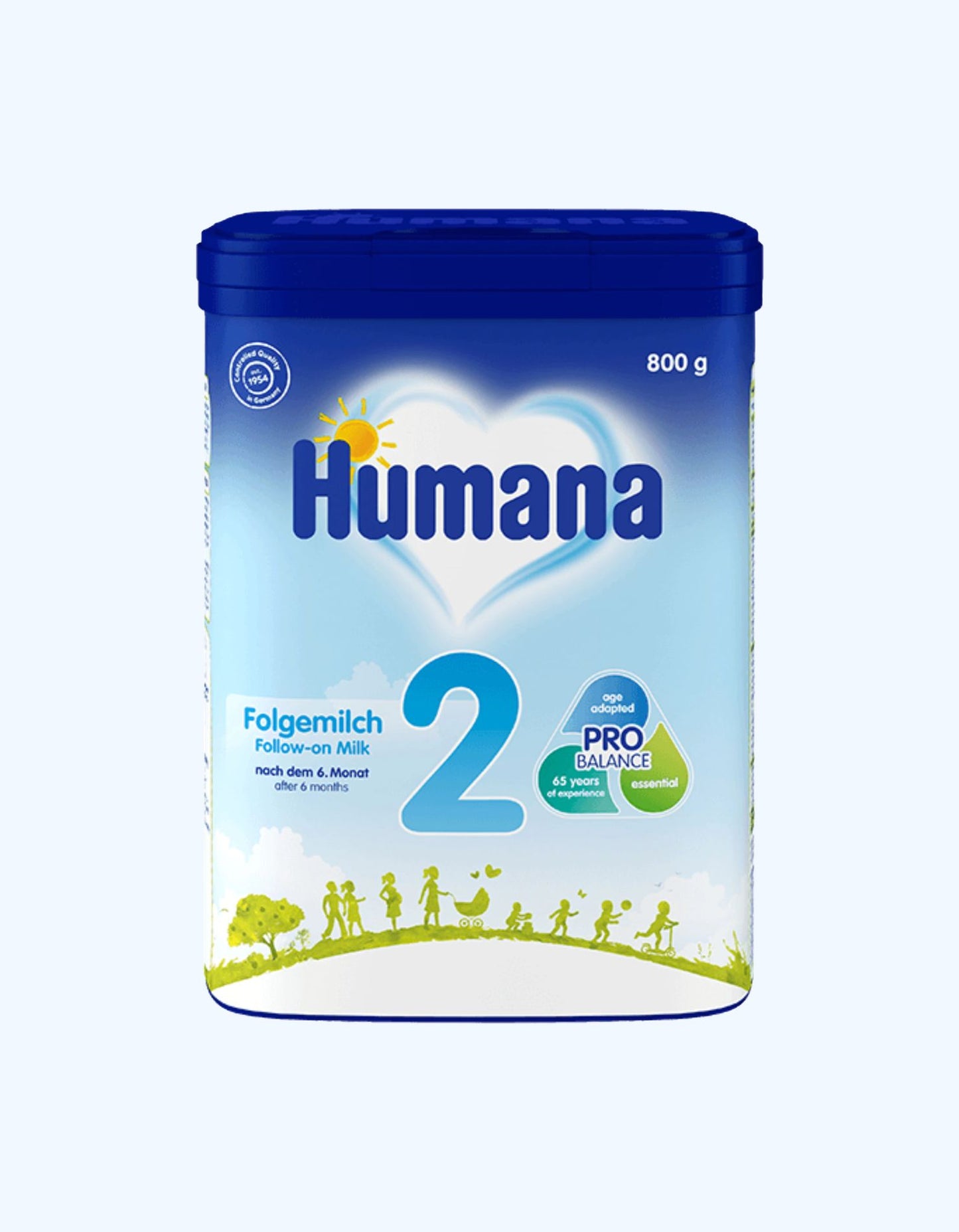 Humana 2 Смесь, молочная, быстрорастворимая, 6+ мес., 300/600/800 г
