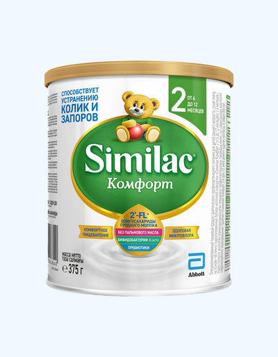 Similac Comfort 2 Смесь сухая, молочная, 6-12 мес., 375 г