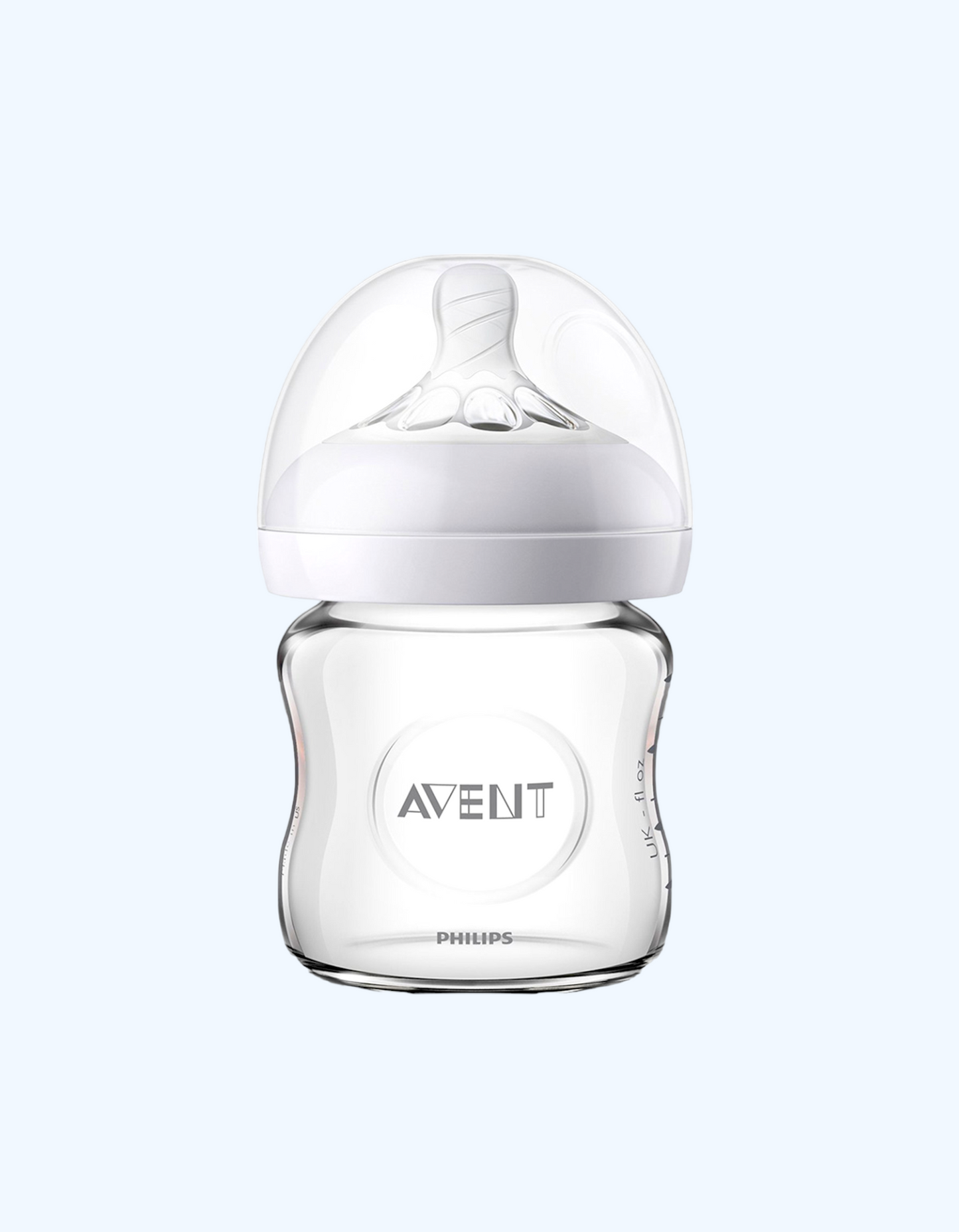 Avent Бутылочка серии Natural, стекло, 0+ мес., с широким горлышком, 120 мл