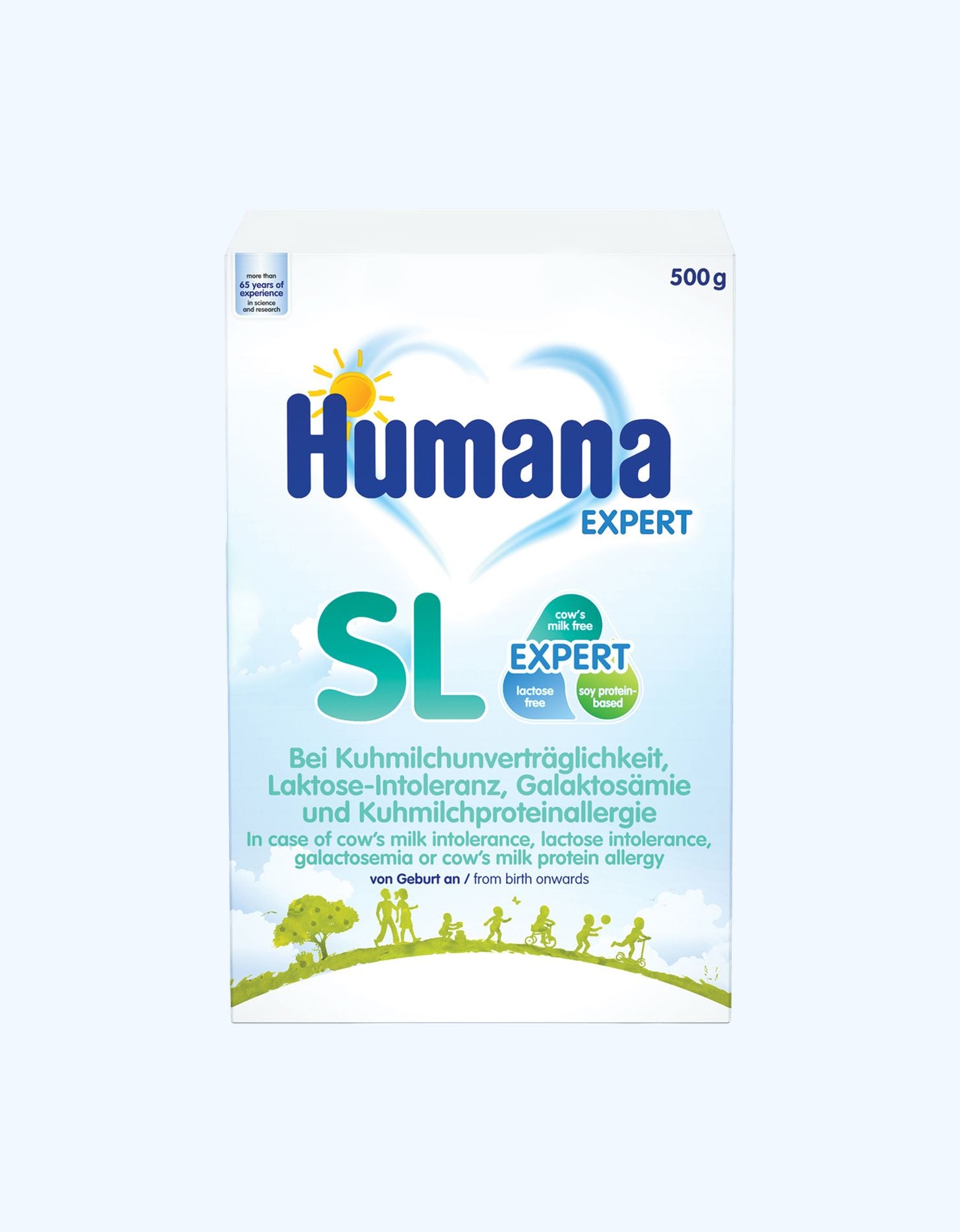 Humana SL Expert Смесь, безлактозная, быстрорастворимая, 0+ мес., 500 г