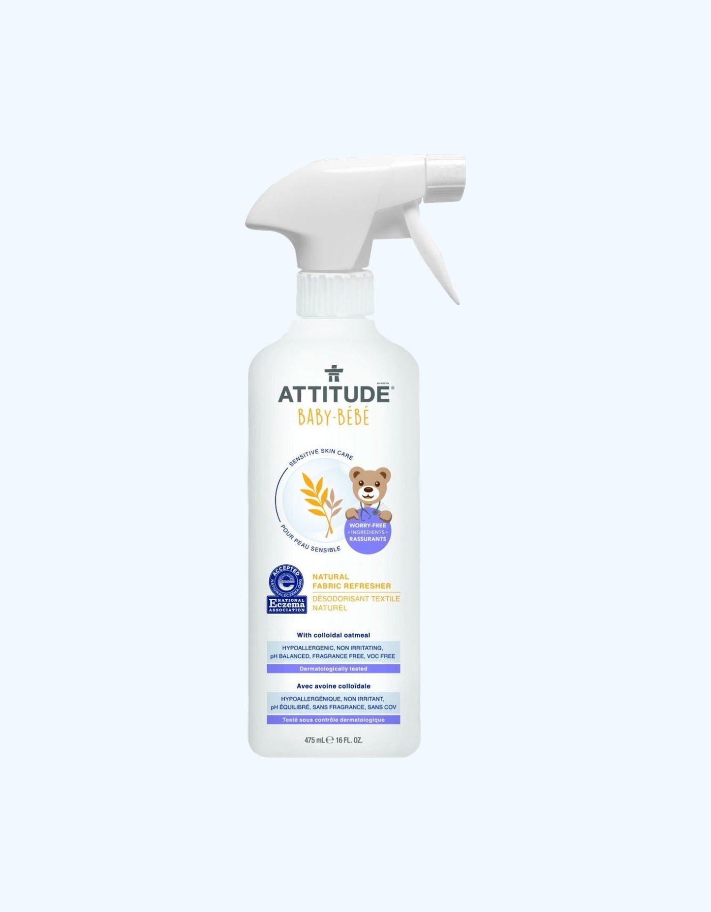 Attitude Sensitive Skin Baby Пятновыводитель для детского белья, гипоаллергенный, 475 мл