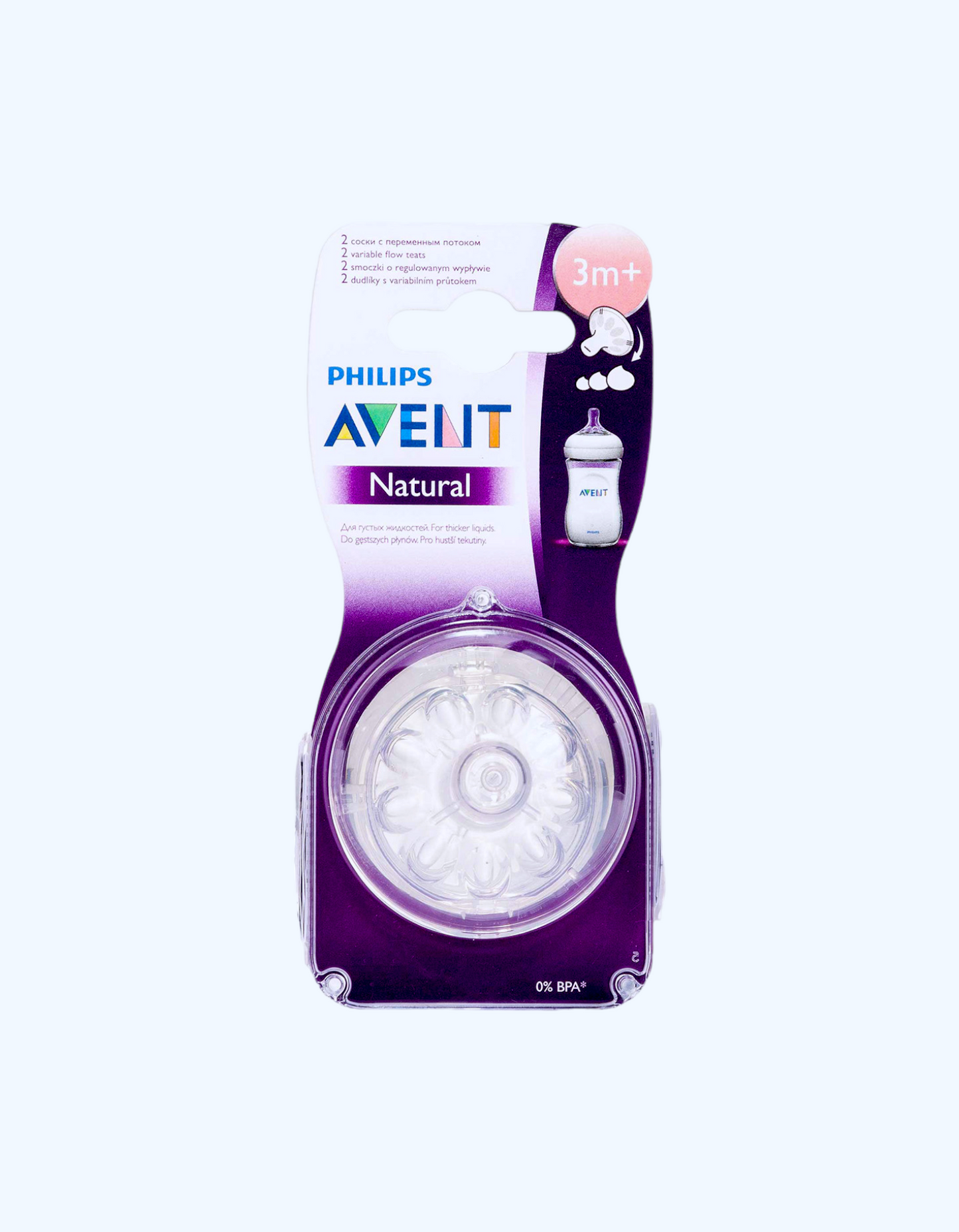 Avent Соска Natural, 3+ мес.