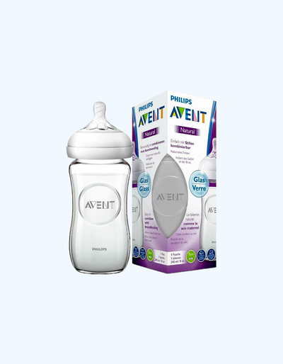 Avent Бутылочка серии Natural (стекло), 1+ мес., 240 мл