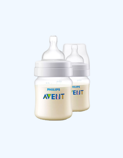 Avent Детская бутылочка Anti-colic, 0+ мес., с широким горлышком, 125 мл, 2 шт
