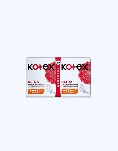 Kotex Прокладки Ultra Нормал, 4 капли, 20 шт