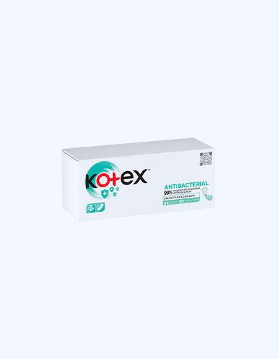 Kotex Ежедневные прокладки Антибактериал, экстра тонкие, 1.5 капли, 20 шт